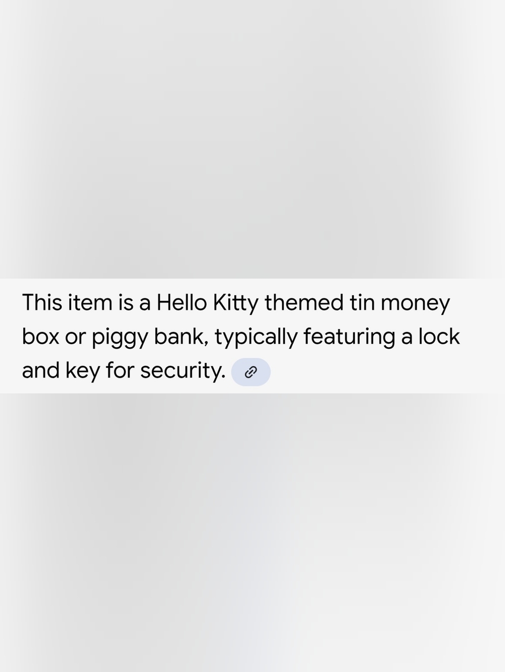 Hello Kitty Pink Coin Bank with Lock - Picture 7 of 12
